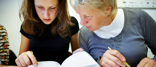 Aufbau von Lese- und Schreibkompetenz,  auch im Hinblick auf die B2-Prüfung