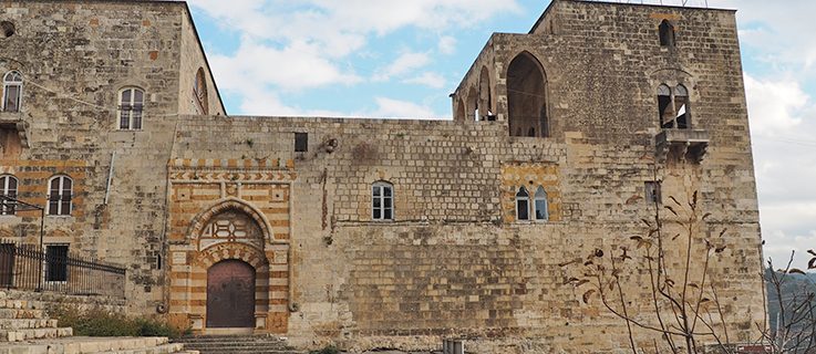 Entrance tot he Baz Palace in Deir EL Qamar