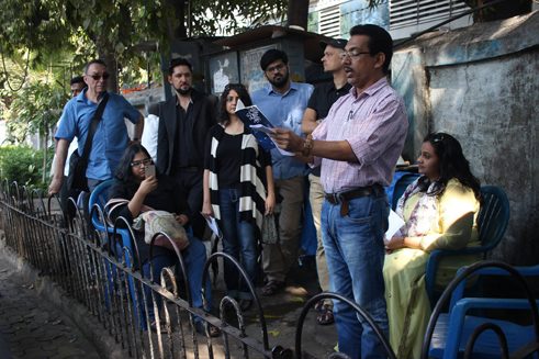 Poets at The Mumbai Tea Party - Poetry in the Streets