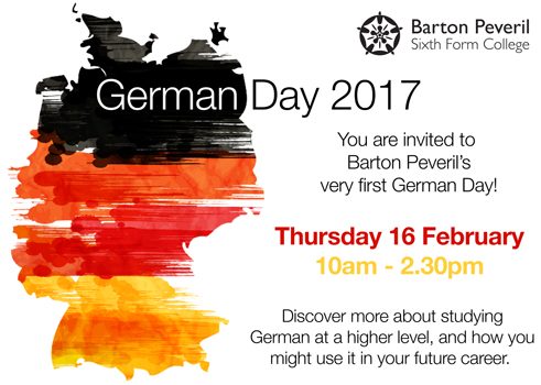 Barton Peveril German Day