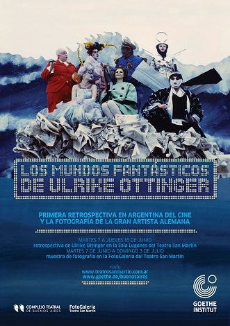 Afiche del ciclo de cine "Retrospectiva de Ulrike Öttinger". 2011.