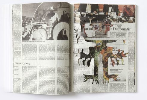 MARIANA CASTILLO DEBALL | "NEWSPAPER WORKS" In: SOUTH AS A STATE OF MIND #7 [DOCUMENTA 14 #2] 2016, S. 76-77.