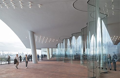 The Plaza of the Elbe Philharmonic Hall