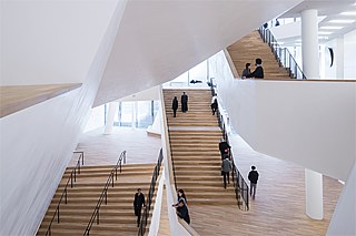 The access areas leading from the Plaza to the foyers of the Elbe Philharmonic Hall