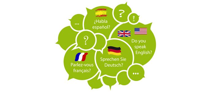 In vielen Ländern gibt es mehrere Amtssprachen