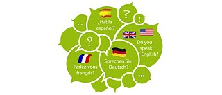 In vielen Ländern gibt es mehrere Amtssprachen