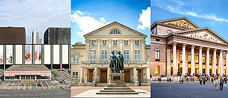 Nationaltheater Mannheim (© Christian Kleiner), Deutsches Nationaltheater Weimar GmbH (© Thomas Müller), Nationaltheater at Max-Joseph-Platz, Munich (© Felix Löchner)