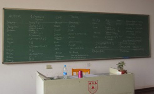  叙哈在南京大学的戏剧写作工作坊