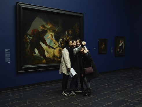 Selfie u muzeju Städel u Frankfurtu 