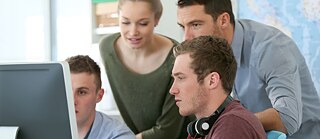 Podcastarbeit fördert den Umgang mit digitalen Medien im Unterricht. 