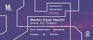 Berlin Club Nacht – presented by Tresor