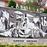 Pablo Picasso’s anti-war painting “Guernica” depicts the sufferings of war – here on a wall in Guernica, Spain