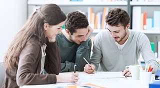 The script they write themselves is the basis for the recording. 