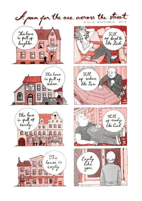 A poem for the one across the street