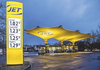 design for human nature | JET, Zweiter Prototyp des neuen Tankstellenkonzepts 