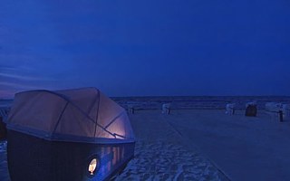 design for human nature | Tourismus-Initiative Schleswig Holstein, Schlafstrandkorb