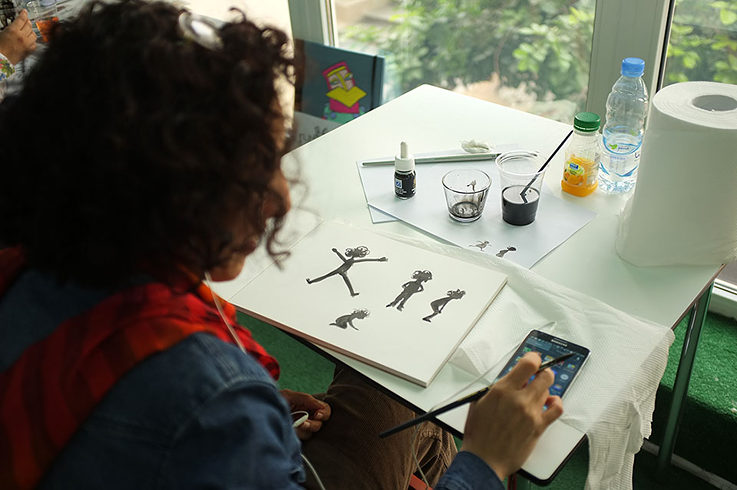 Workshop with children’s  and young adult’s book illustrator Jutta Bauer