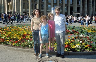 Familie Choppin-Villinger bei Pulse of Europe am Stuttgarter Schlossplatz