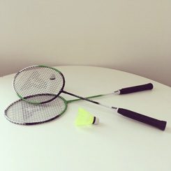Badmintonschläger