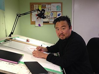 Comic artist Michael Cho