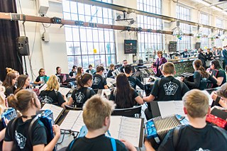 Akki-Harmonists Konzert der jungen Akkordeonisten aus Brandenburg in Plzeň