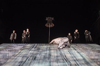 „Schimmelreiter“ von Theodor Storm, Regie Johan Simons,  Thalia Theater Hamburg, Premiere 25. November 2016