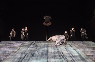 „Schimmelreiter“ by Theodor Storm, director Johan Simons,  Thalia Theater Hamburg, Premiere 25. November 2016