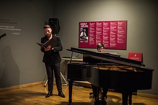 Musikvorstellung (Jiří Přibyl, Martin Smutný) zur Vernissage der Ausstellung von Adolf Hölzel in Olomouc
