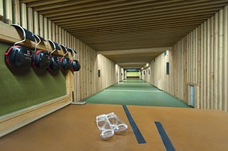 Shooting range, from the series: "Insights. Behind the walls of the BND in Pullach ", 2013