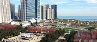 View of Millenium Park Chicago