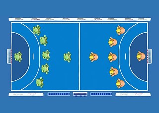 Handballfeld Felix & Franzi