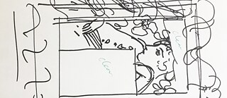 Nick Mauss_Untitled Study_Marker and pen on paper_2016