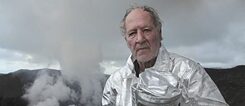 Werner Herzog filming Into the Inferno 2016 on Yasur Volcano, Tanna Island, Vanuatu.