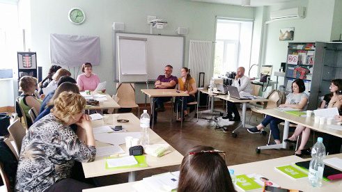 „Gemeinsam ans Ziel“. Zweiter Workshop. 24.-25. Mai 2017 | Foto: Inna Koreiba/Goethe-Institut