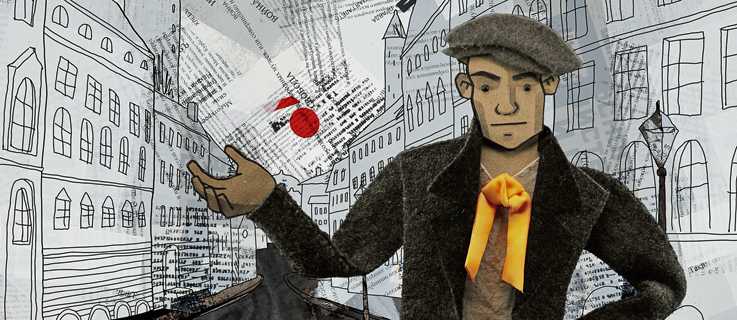 Der Revolutionär Wladimir Majakowski in „1917 – Der wahre Oktober“ von Katrin Rothe