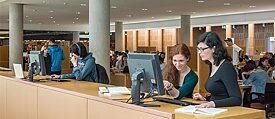 Librarians ensure an user-oriented information transfer