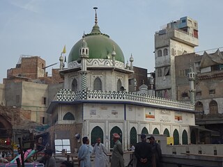 Eine Moschee in Lahore