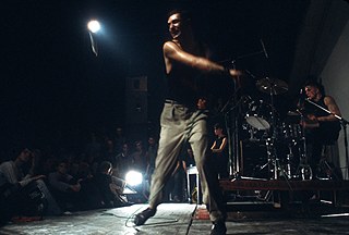 D. A. F. live in der Markthalle, Hamburg, 1981.