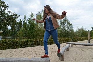 Kristina: Von Kälte keine Spur: Die junge Russin aus Sibirien nutzte jede Pause zum Tanz.