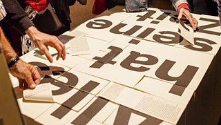 Interaktive Installation zum Thema Zeit