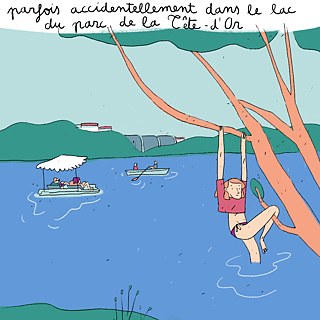 Le lac du parc de la Tête d’Or