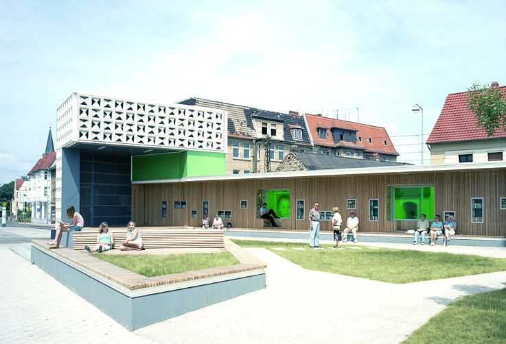 Due to sucess of the project, the city decided to build a permanent open air library in the same spot.