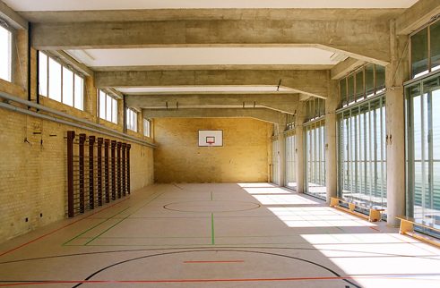 Bundesschule Bernau, gimnasio