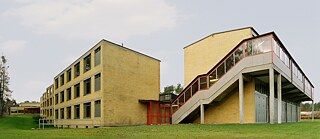 Bundesschule Bernau, edificio de escuela y residencial