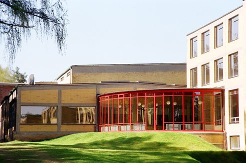 Bundesschule Bernau, rekonstruierter Wintergarten