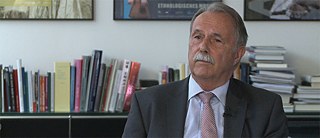 Klaus-Dieter Lehmann during the interview