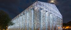 Marta Minujín, The Parthenon of Books, 2017, Stahl, Bücher, Kunststoffolie, Friedrichsplatz, Kassel, documenta 14, Foto: Roman März