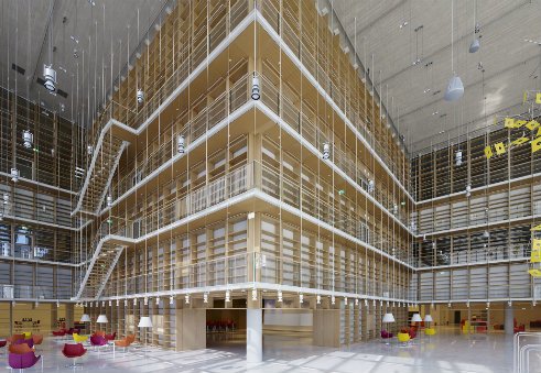 Ο χώρος της Βιβλιοθήκης