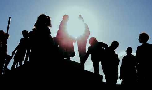 Dancers on the mountain