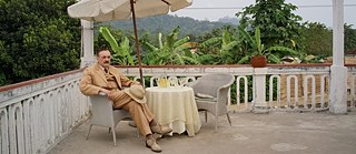 Stefan Zweig: Farewell to Europe, film still: a man is sitting on a veranda